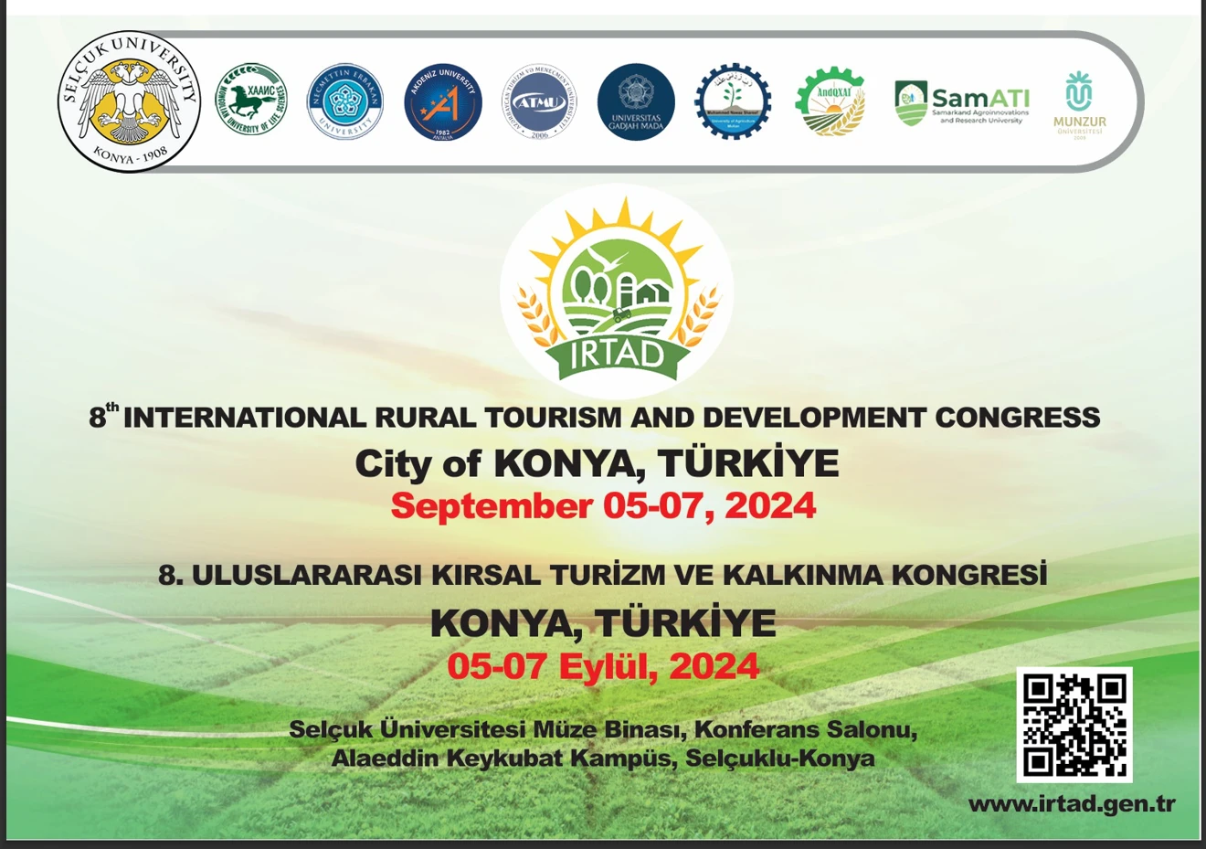 8. Uluslararası Kırsal Turizm ve Kalkınma Kongresi